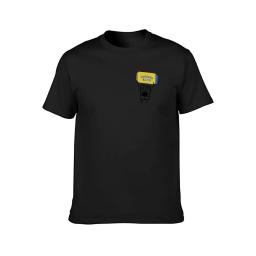 Doodlebob-T-shirt torcida preta para homens, top preto anime, roupas de verão - Image 2