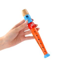 Flauta de madeira pequena para crianças, ritmo colorido de aprendizagem, instrumento musical, educação infantil, brinquedos musicais, 1 pc - Image 3