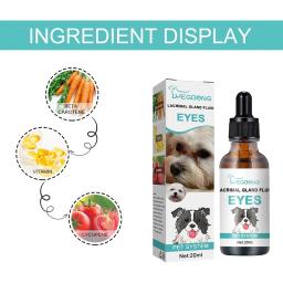 Removedor de manchas de rasgo para cães lavagem de excrementos de olho goma líquido de limpeza lacrimal glândula efeito seguro fluido com essência ingredientes suaves - Image 5