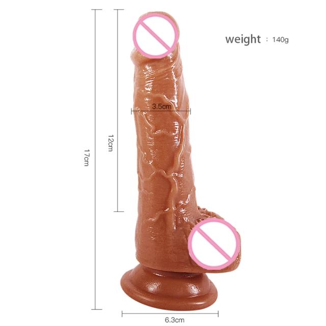 Vibrador Anal Realista com Spray de Água - Silicone Premium