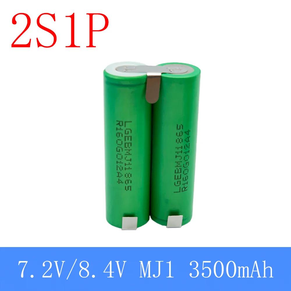 2S1P 1S3P 3S2P 4S2P 5S2P 8.4V 3.7V 10.8V 16.8V 18V MJ1 bateria 18650 3500mAh bateria para 18V chave de fenda bateria - Image 1