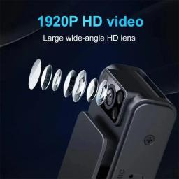 Mini Câmera Portátil, Câmera HD 1080P, Fácil Operação, Premium Cams com IR-CUT, Detecção de Movimento para Guarda de Segurança Doméstica - Image 3