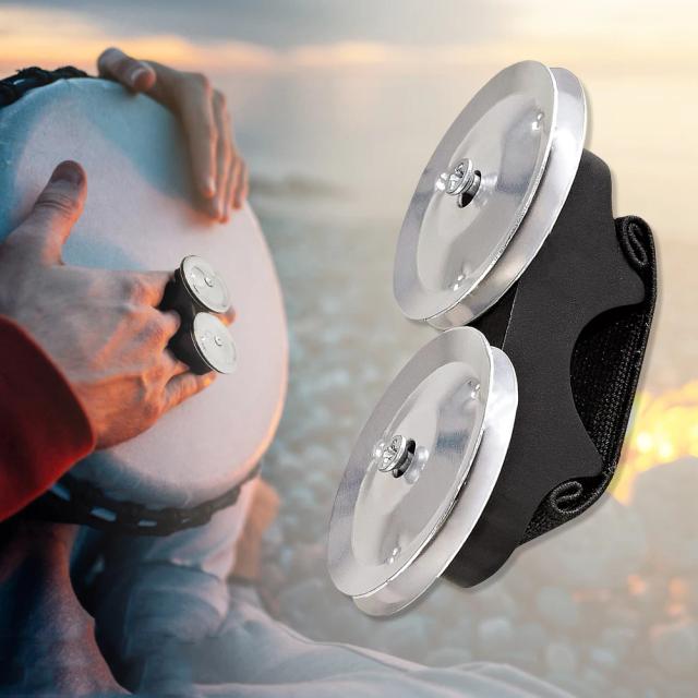 Percussão Criativa: Dedo Jingle Tambourine, Mão Bell e Shaker Castanholas para Conga e Cajon Drum