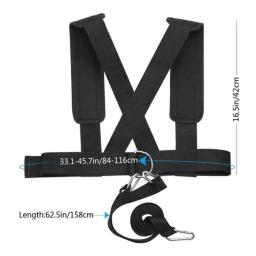 Bandas De Resistência Para Fitness, Campo De Atletismo, Treinamento De Potência Explosiva, Ginásio, Cordas De Arrastamento De Força, Puxando Trenó - Image 5