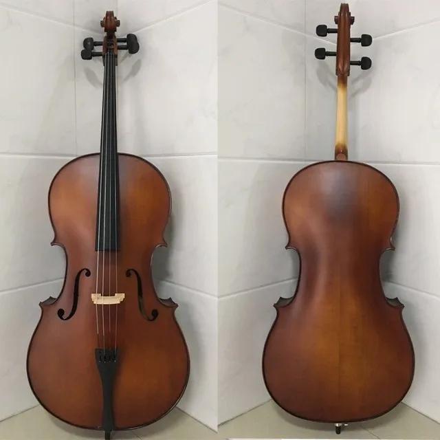 Madeira maciça Top Maple volta guitarra iniciante, profissional instrumento de cordas iniciante, violoncelo 4/4, 3/4, 1/2, 1/8 - Image 1