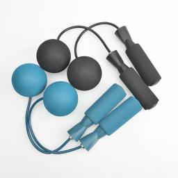 Corda de pular bola pesada sem fio, Home Fitness Equipment, Fat Burner, Mais magro, Esportes ao ar livre, Treinamento, 2pcs, 1 conjunto - Image 1