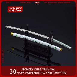 Anime Ulquiorra Espada Cifer, Arma da Escola Japonesa, Modelo Metal, Katana Bruta, Brinquedo Samurai, Presente Artesanal, 26cm - Image 1