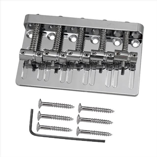 Conjunto de 5 Cordas Prateadas para Baixo Elétrico e Acessórios de Violão