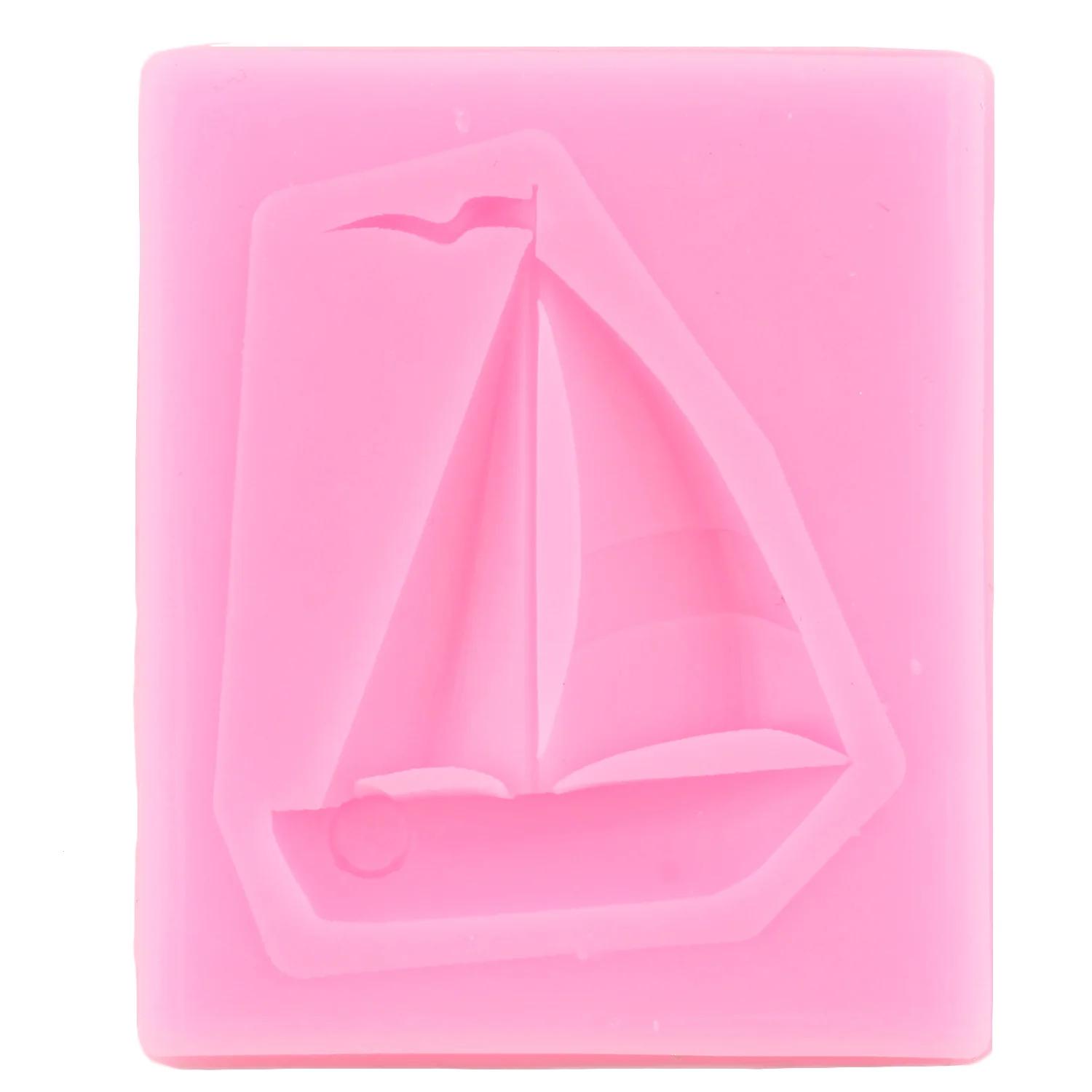 Farol Pássaro Molde De Silicone Barco À Vela Fondant Moldes Cupcake Geléia Doces Resina Argila Chocolate Decoração Ferramentas De Cozimento - Image 1