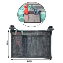 Para esporte aquático malha de náilon caiaque saco de armazenamento canoa assento caiaque acessórios ferramenta armazenamento alta capacidade projetado saco - Image 6
