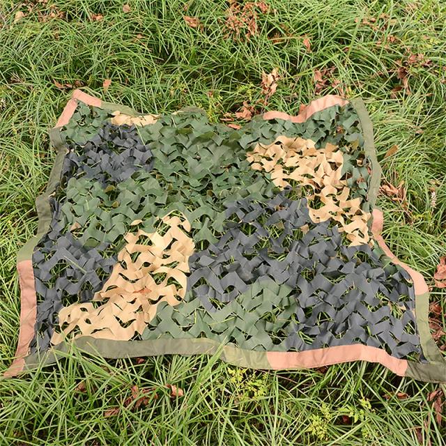Rede de Camuflagem Tricromática para Caça e Camping - Protetor Solar e Abrigo no Deserto