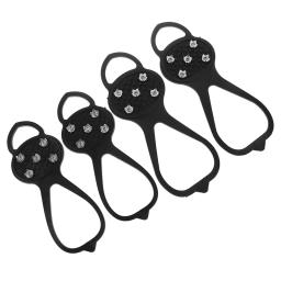 Tampa de sapato esportiva de inverno para mulheres e homens, antiderrapante, garras de gelo, escalada na neve, picos, grampos Crampon, botas, 5, 8 Stud, 2 peças - Image 6