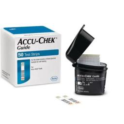 Accu-chek guia tiras de teste de glicose no sangue 50/100 pces tiras de teste de diabetes dispositivos médicos equipamentos de acessórios médicos - Image 1