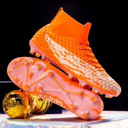 Sapatos de Futebol de Treinamento Profissional para Crianças, TF AG Botas, Chuteiras Masculinas, Tênis Infantis, Turf, Futsal, Meninos - Image 2