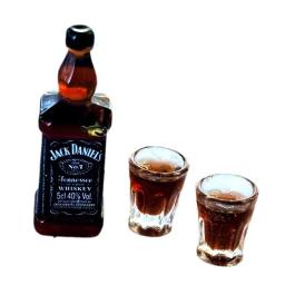 Garrafa de vinho simulação miniatura de comida e brincadeira, acessórios para bonecas, modelos de cenas, adereços, ornamentos - Image 5