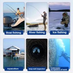 Fish Finder com display LCD, câmera de pesca subaquática, 220 °, impermeável, IPS, 1080p, 9 horas de resistência, visão noturna, 20 m, 30m, 4,3 polegadas - Image 6