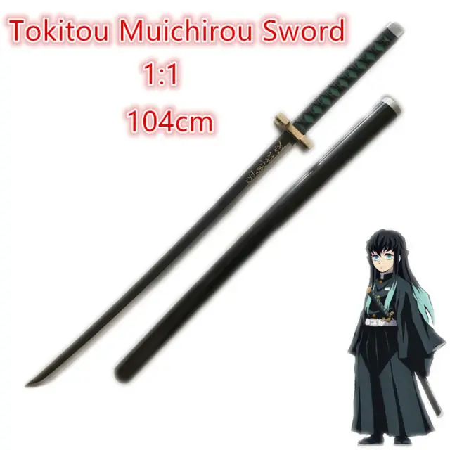 Armas e Acessórios de Cosplay Demônio Slayer: Espadas de Tanjirou, Martelo Meteoro e Adereços de Himejima Gyomei em Escala 1:1
