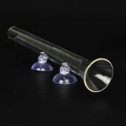 Tubo De Alimentador De Aquário De Vidro Tanque De Peixes Transparente Alimentador De Comida De Caracol De Camarão, Tigela, Acessórios De Alimentação - Image 2