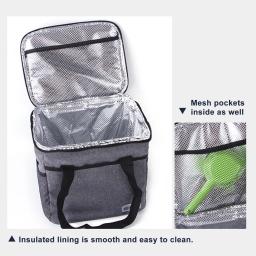 Saco de comida de cachorro multifuncional portátil, armazenamento de viagem para animais, lanche, mochila transportadora gato, suprimentos conjunto com tigela dobrável e colher - Image 3