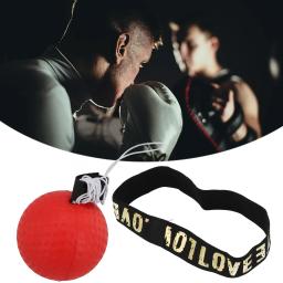 Nova marca de alta qualidade bola reação boxe velocidade bola esporte 1 pçs cabeça banda esportes treinador exercício fitness casa - Image 3