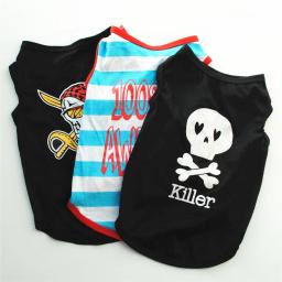 Camisas do cão para cães pequenos menino animal de estimação impresso roupas com letras engraçadas verão masculino roupas do cão macio respirável pet tshirts outfits - Image 5