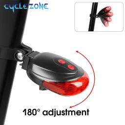 Impermeável bicicleta cauda luz, equitação noturna, segurança aviso lâmpada traseira, MTB bicicleta luzes traseiras, acessórios de ciclismo - Image 1