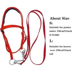 Equipamento de equitação durável cabeça de cavalo colar halter equitação brida pvc corrida de cavalos equipamento equestre cavilhas - Image 3