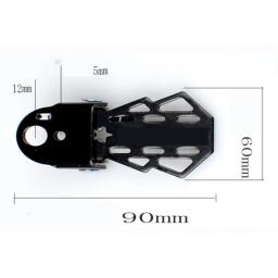 1 par dobrável pedal de bicicleta mountain bike engrossado apoio para os pés peg acessórios de ciclismo - Image 3