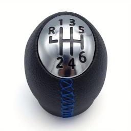PU Handebol de Couro para Carro, Alavanca de Mudança Manual, Acessórios Cabeça, Adequado para Renault Megane, 5 Engrenagem, 6 Engrenagem - Image 5