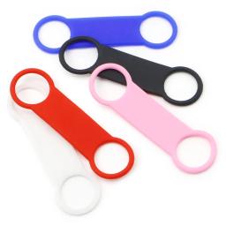Silicone em branco Tag Pet ID, Tag Jogo com Dog Collar, Anti-Lost Nameplate Tags, borracha elástica, Acessórios Cat, 100pcs - Image 1