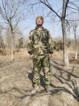 Capa de Camuflagem Respirável, Caça Tática A-TACS, EMR Pequeno Homem Verde, Mh Ruínas, Flor Branca Soviética, Primavera, Verão - Image 3
