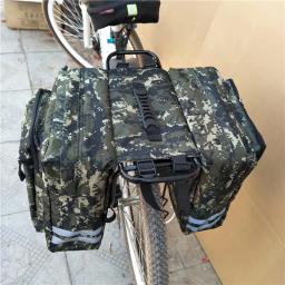 Duplo Side Traseiro Rack Tronco Bag, Cauda Assento Pannier Pack, Bagageira, Acessórios de ciclismo, Mountain Road Bicicleta, Bike Bag - Image 3