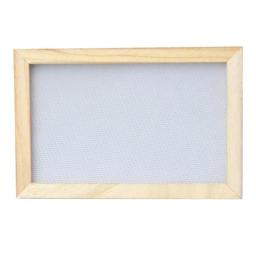 Moldura De Fabricação De Papel De Madeira, Moldura De Impressão De Tela, Artesanato De Papel DIY, Artesanato De Flores Secas, 2 Tamanho, 4 Pacote - Image 2