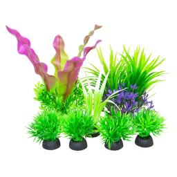 Decoração Artificial De Aquário, Paisagismo Ornamentos, Simulação Erva Daninha, Criativo Aquário, Acessórios, Presentes - Image 1