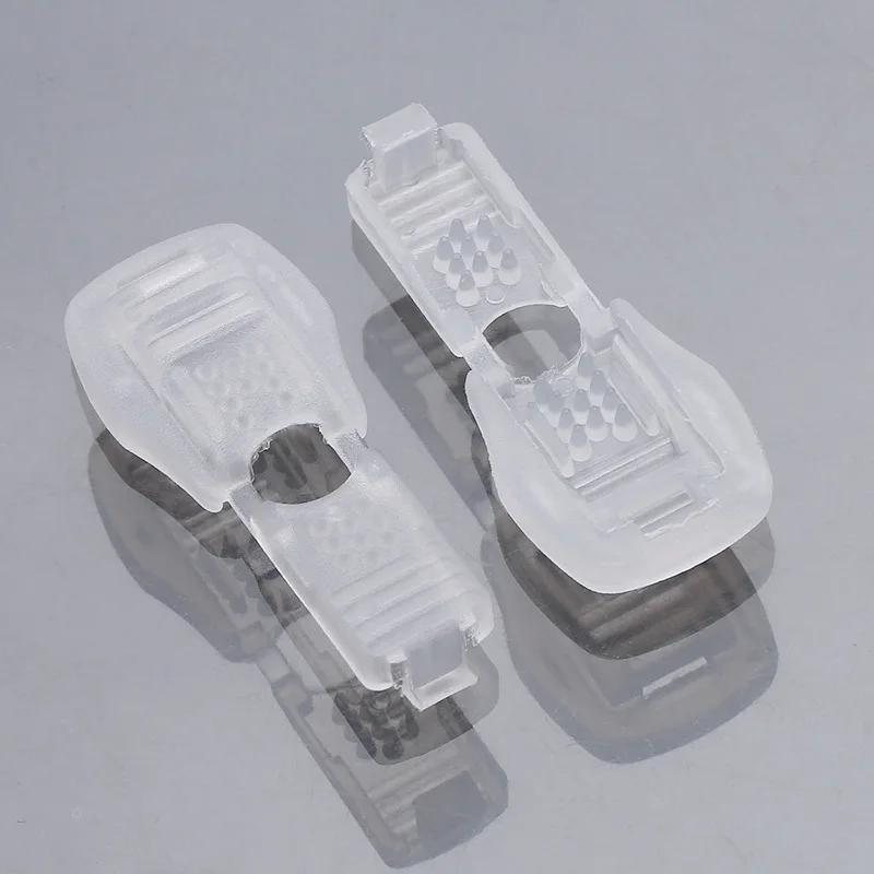 Nylon Corda Cauda Clip com Zíper Elástico, Cadarço Vestuário, Buckle Head, Saco De Corda De Algodão, Plástico Colorido, DIY Acessórios, 10Pcs - Image 1