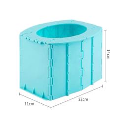 Banheiro portátil para carro de emergência, dobrável balde de acampamento, potty ao ar livre, assento de casa, reutilizável, lavável, piquenique, viagem, balde vômito - Image 6