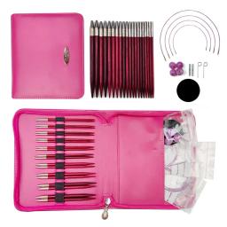 Agulhas de tricô circulares com acessórios, Crochet Sweater Knitting Needle Set, Intercambiável para costura, Ferramenta Weave - Image 1