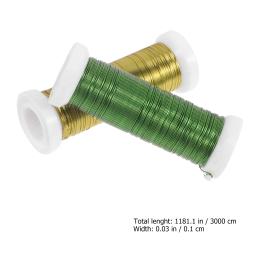 Arranjo Floral Ferro Fios, Artesanato DIY, florista Flower Wire Hastes, 2 Rolls - Image 4