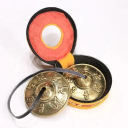 Himalayan tingsha sino nepalês cobre címbalo carrilhão instrumento de percussão de bronze feito em meditação tradicional artesanato sino - Image 6