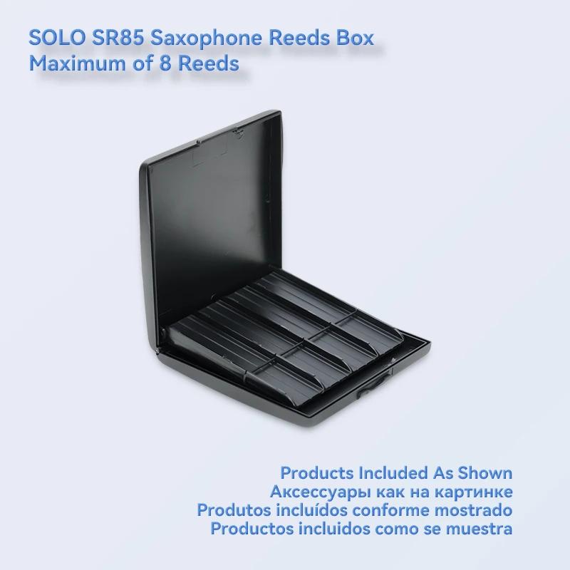 Palhetas caso sax saxofone clarinete oboé palhetas abs caixa de armazenamento à prova dwaterproof água resistente ao desgaste geral para 8 palhetas grades sax alto - Image 1