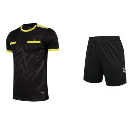 Árbitro profissional camisa de futebol adulto árbitro uniforme de futebol em torno do pescoço juiz camisa com bolsos shorts terno árbitro - Image 2