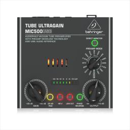 Behringer mic500usb tubo de vácuo audiophile pré-amplificador para guitarras elétricas e acústicas, teclados, guitarras graves, tambores, vocais - Image 1