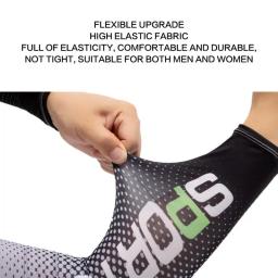 2 Pcs/Set Sun Proteção UV Luvas Longas Protetor de Mão Capa Braço Mangas De Seda De Gelo Ao Ar Livre Braço Cool Sport Ciclismo - Image 5