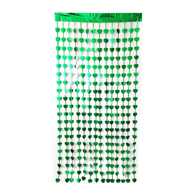 Pacote de Cortinas e Enfeites em Folha de Coração para Decoração de Festa de Despedida de Solteira e Casamentos