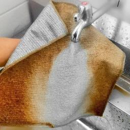 Panos De Limpeza De Fio De Aço Mágico Dupla Face, Metal Espessado, Rags de Fios De Prata, Pano De Lavagem De Prato De Cozinha, Toalha Limpa Ferramenta - Image 2