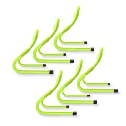 Ajustável Folding Hurdle, Soccer Training Aids, Indoor e Outdoor Ginásio Barreira, Equipamentos Acessórios, Pacote de 6 Velocidade - Image 1