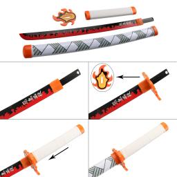Kimetsu No Yaiba Anime Katana Cosplay Arma, Demon Slayer Espada, Zenitsu Kyoujurou Tanjiro, Original - Image 3