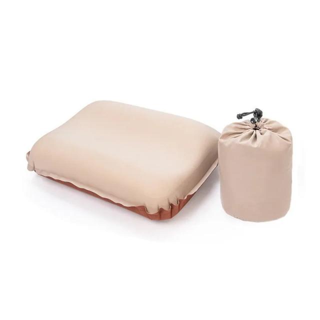 Pillow Camping Westtune Portátil Auto Inflável 3D Ultraleve para Viagens ao Ar Livre e Conforto do Pescoço