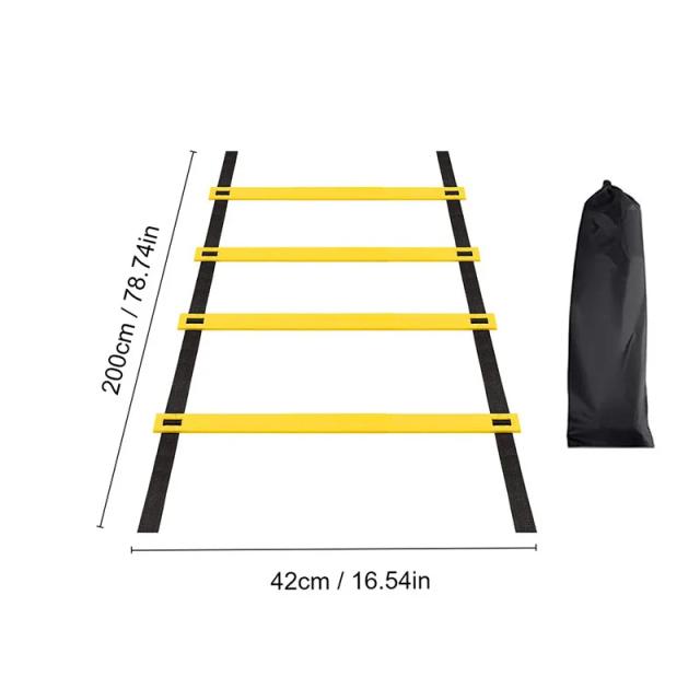 Escadas de Agilidade e Tiras de Nylon para Treinamento de Velocidade e Flexibilidade em Futebol pro 1