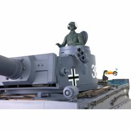 Brinquedos rc 2.4ghz heng longo 1/16 7.0 alemão tigre i tanque modelo de controle rádio 3818 barril recuo bb airsoft fumaça panzer th17234 - Image 3